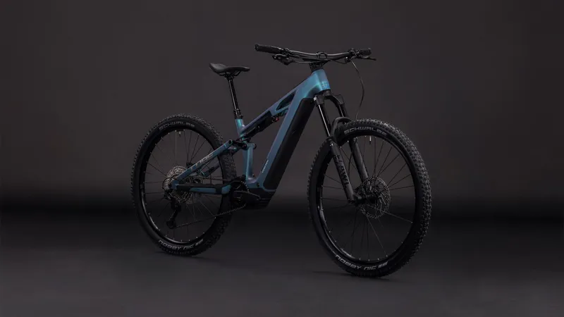 2026 Cube Stereo Hybrid One44 HPC Race 800 E-Mountain Bike - Smaragdgrey-2