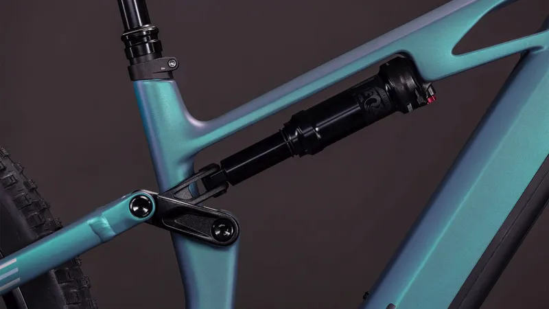 2026 Cube Stereo Hybrid One44 HPC Race 800 E-Mountain Bike - Smaragdgrey-4