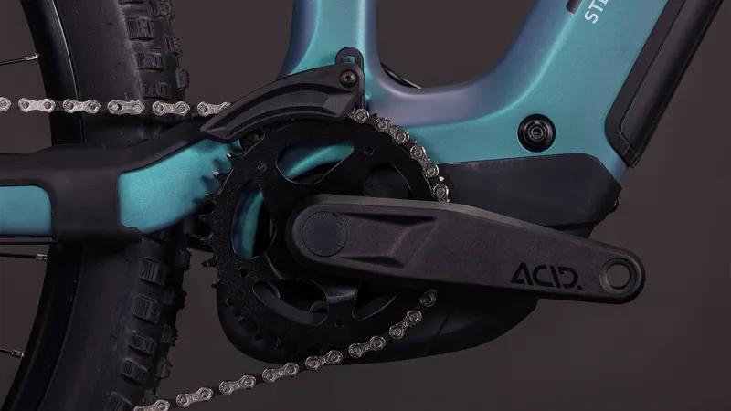 2026 Cube Stereo Hybrid One44 HPC Race 800 E-Mountain Bike - Smaragdgrey-5