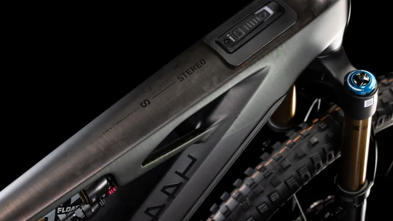 2025 Cube Stereo Hybrid One44 HPC SLT 800 Electric Mountain Bike - Liquid Lava-7