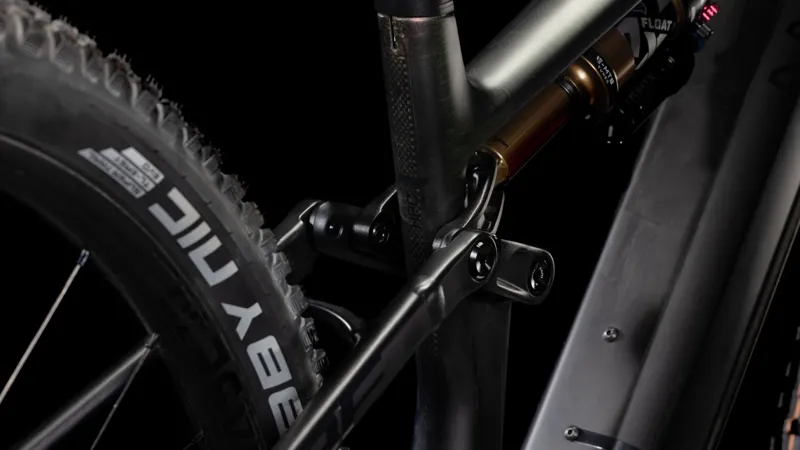 2025 Cube Stereo Hybrid One44 HPC SLT 800 Electric Mountain Bike - Liquid Lava-6