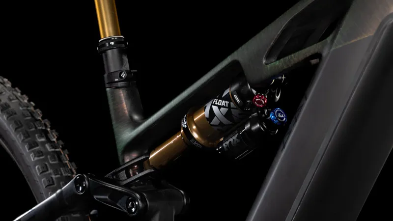 2025 Cube Stereo Hybrid One44 HPC SLT 800 Electric Mountain Bike - Liquid Lava-5