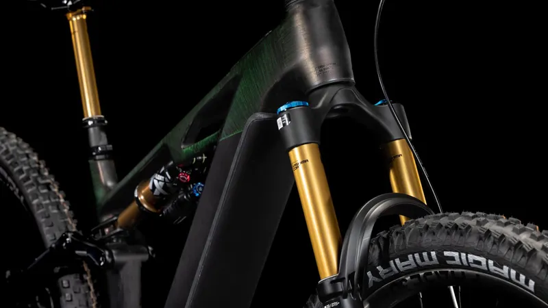 2025 Cube Stereo Hybrid One44 HPC SLT 800 Electric Mountain Bike - Liquid Lava-2