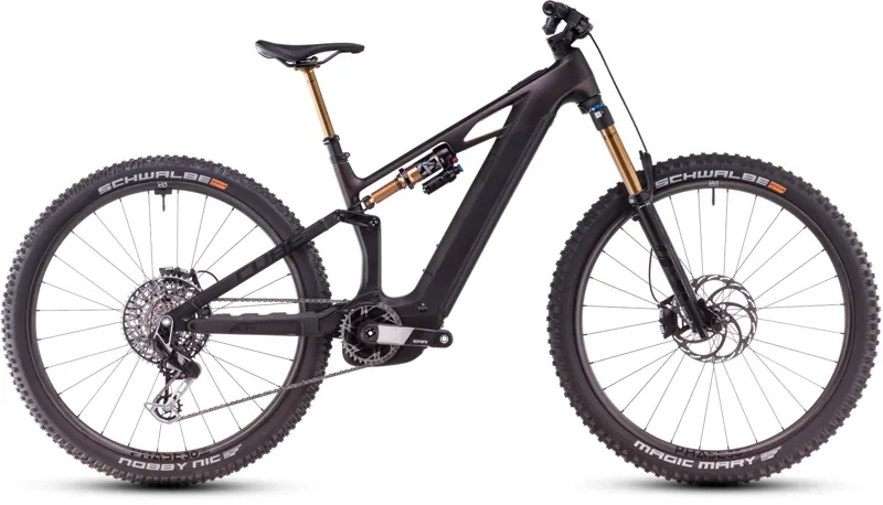 2025 Cube Stereo Hybrid One44 HPC SLT 800 Electric Mountain Bike - Liquid Lava