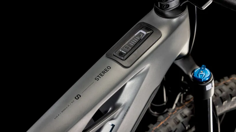 2025 Cube Stereo Hybrid One44 HPC SLX 800 Electric Bike - Slab Grey-6