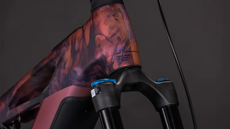 2026 Cube Stereo Hybrid One44 HPC SLX 800 Electric Mountain Bike - Shift Blush-4