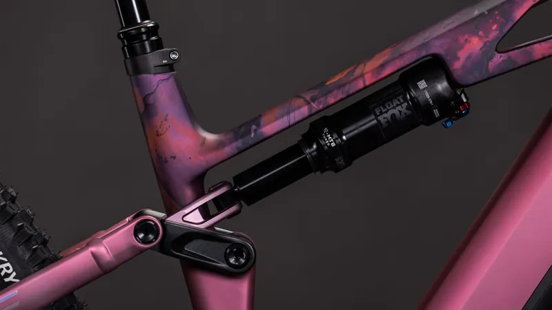 2026 Cube Stereo Hybrid One44 HPC SLX 800 Electric Mountain Bike - Shift Blush-5