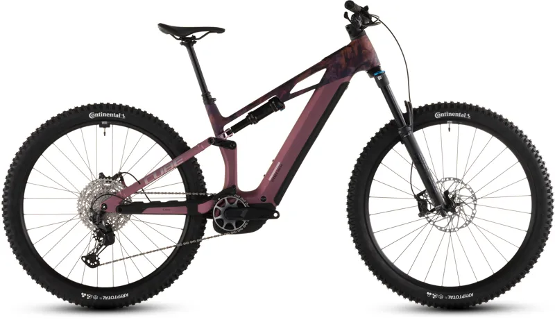 2026 Cube Stereo Hybrid One44 HPC SLX 800 Electric Mountain Bike - Shift Blush