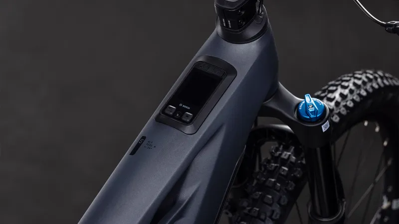 2026 Cube Stereo Hybrid One44 HPC SLX 800 Electric Mountain Bike - Slab Grey-3