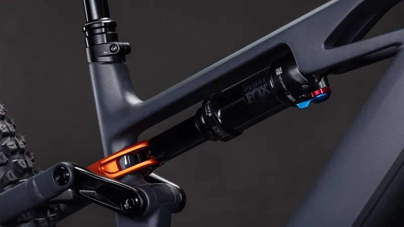 2026 Cube Stereo Hybrid One44 HPC SLX 800 Electric Mountain Bike - Slab Grey-6