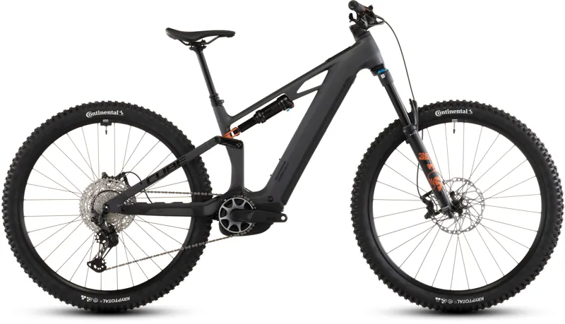 2026 Cube Stereo Hybrid One44 HPC SLX 800 Electric Mountain Bike - Slab Grey