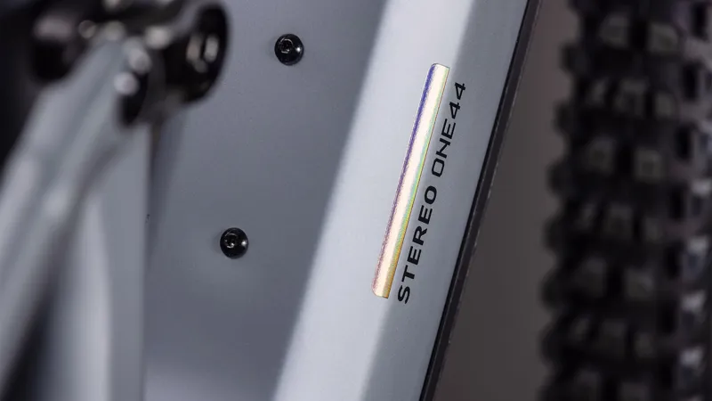 2026 Cube Stereo Hybrid One44 HPC SLX Evo 800 Electric Mountain Bike - Slate-4