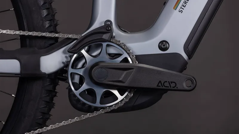 2026 Cube Stereo Hybrid One44 HPC SLX Evo 800 Electric Mountain Bike - Slate-5