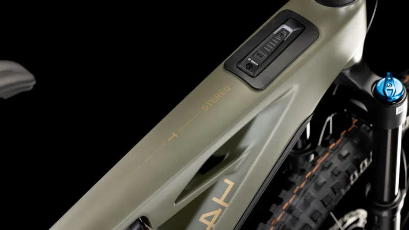 2025 Cube Stereo Hybrid One44 HPC TM 800 Electric Bike - Dusty Olive-7