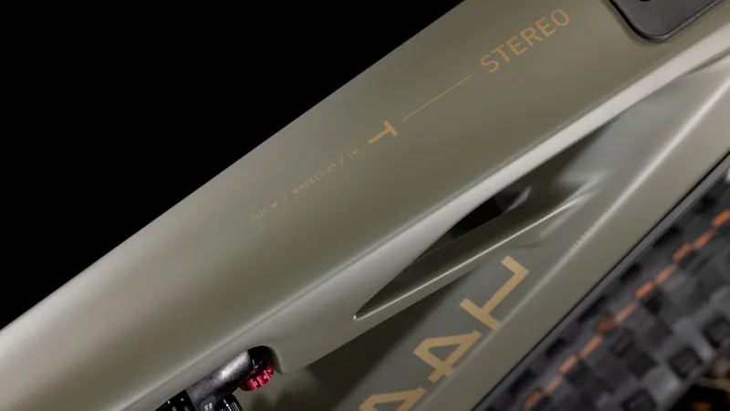 2025 Cube Stereo Hybrid One44 HPC TM 800 Electric Bike - Dusty Olive-6