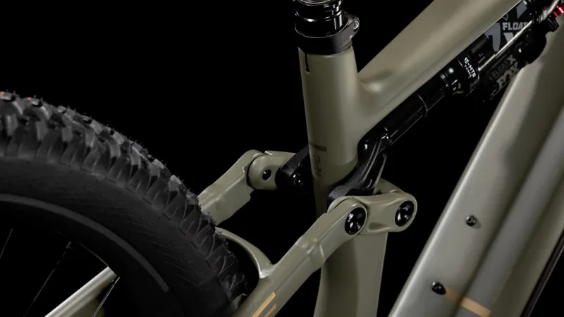 2025 Cube Stereo Hybrid One44 HPC TM 800 Electric Bike - Dusty Olive-5