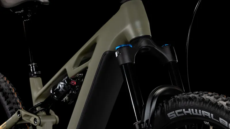 2025 Cube Stereo Hybrid One44 HPC TM 800 Electric Bike - Dusty Olive-2