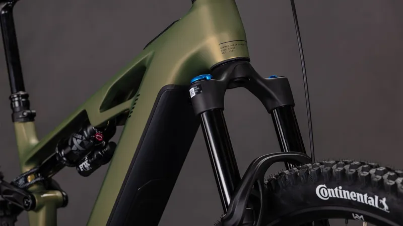 2026 Cube Stereo Hybrid One44 HPC TM 800 Electric Mountain Bike - Green-6