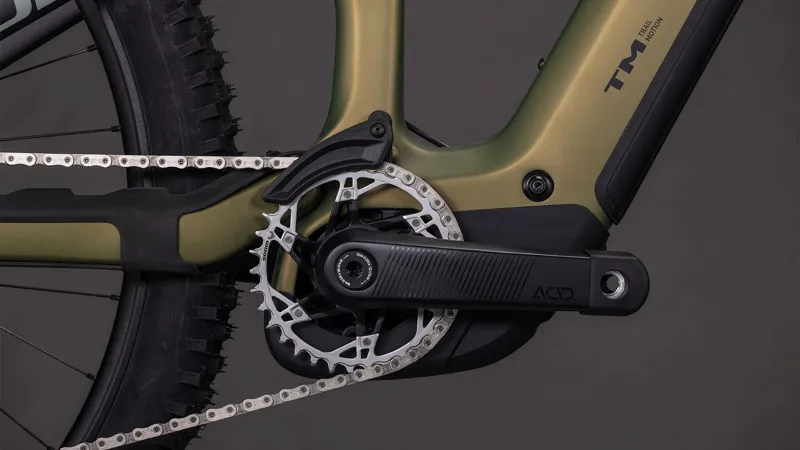 2026 Cube Stereo Hybrid One44 HPC TM 800 Electric Mountain Bike - Green-3