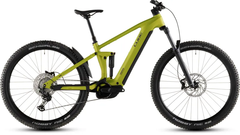 2026 Cube Stereo Hybrid One44 Pro 800 Electric Mountain Bike - Lizard