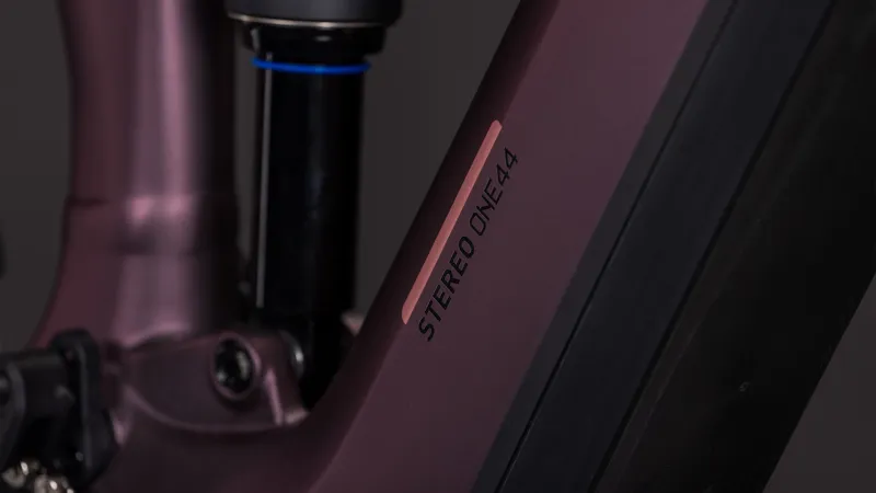 2026 Cube Stereo Hybrid One44 Pro 800 Electric Mountain Bike - Shift Blush-7