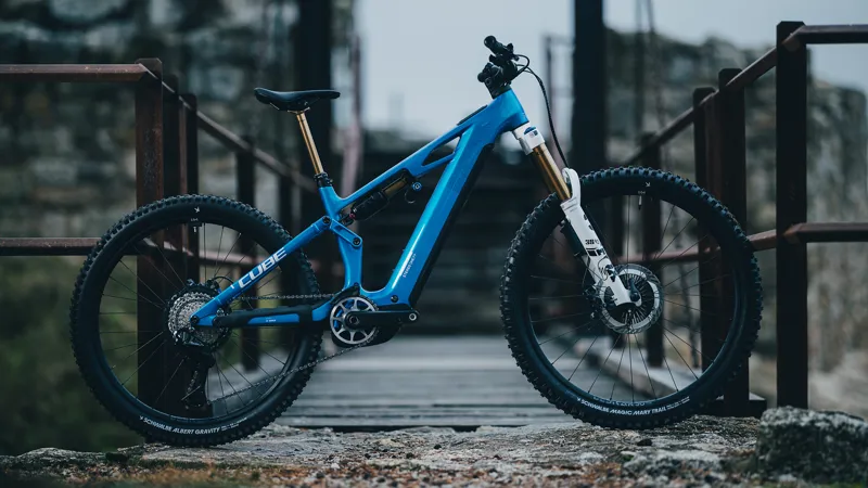 2026 Cube Stereo Hybrid One77 HPC AT 800 Electric Mountain Bike ActionTeam-1