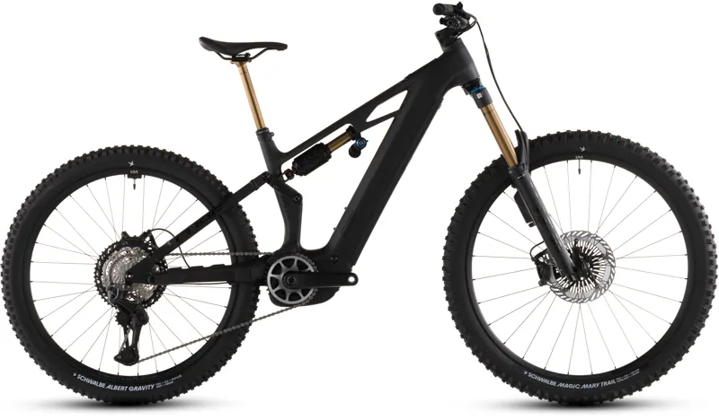 2026 Cube Stereo Hybrid One77 HPC AT 800 Electric Mountain Bike - Carbon