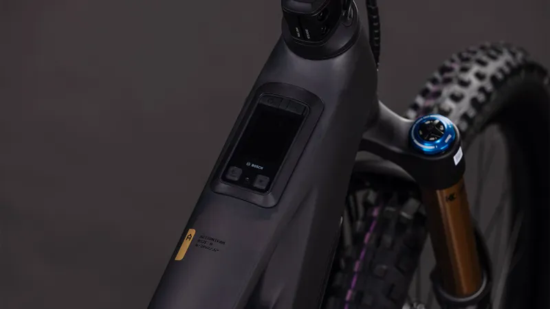 2026 Cube Stereo Hybrid One77 HPC AT 800 Electric Mountain Bike - Carbon-3