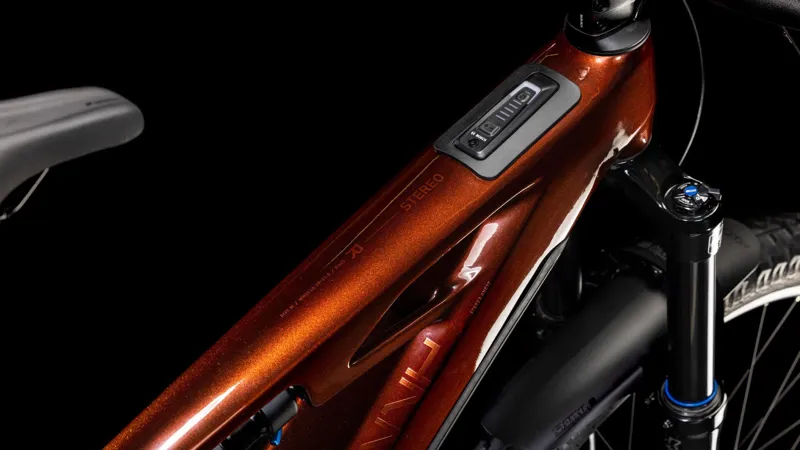 2025 Cube Stereo Hybrid One77 HPC Race 800 Electric Bike - Orange - Large-8