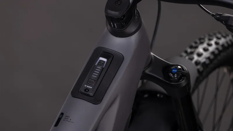 2026 Cube Stereo Hybrid One77 HPC Race 800 Electric Mountain Bike - Iron Grey-3