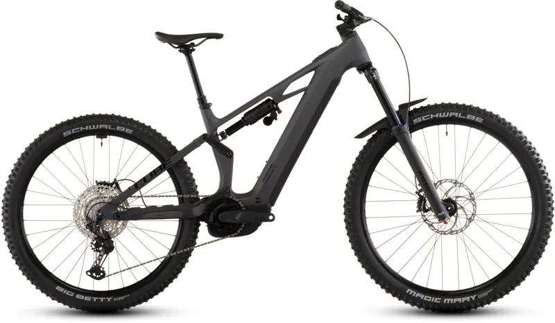 2026 Cube Stereo Hybrid One77 HPC Race 800 Electric Mountain Bike - Iron Grey