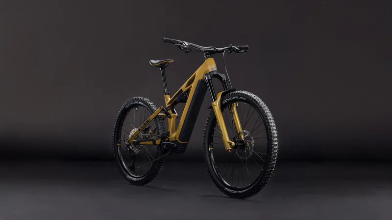 2026 Cube Stereo Hybrid One77 HPC Race 800 Electric Mountain Bike - Green-2