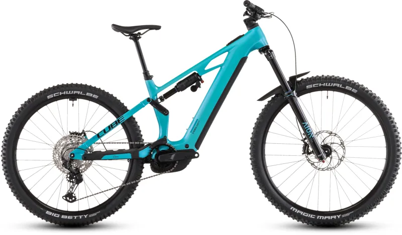 2026 Cube Stereo Hybrid One77 HPC Race 800 E-Mountain Bike - Swimming Pool