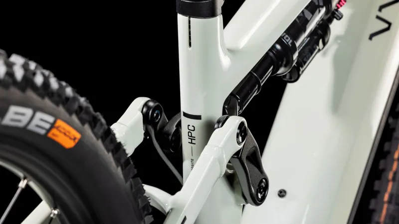 2025 Cube Stereo Hybrid One77 HPC SLX 800 Electric Mountain Bike - Desert-5