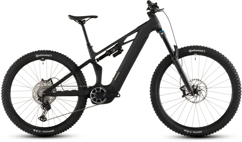 2026 Cube Stereo Hybrid One77 HPC SLX 800 Electric Mountain Bike - Blackline
