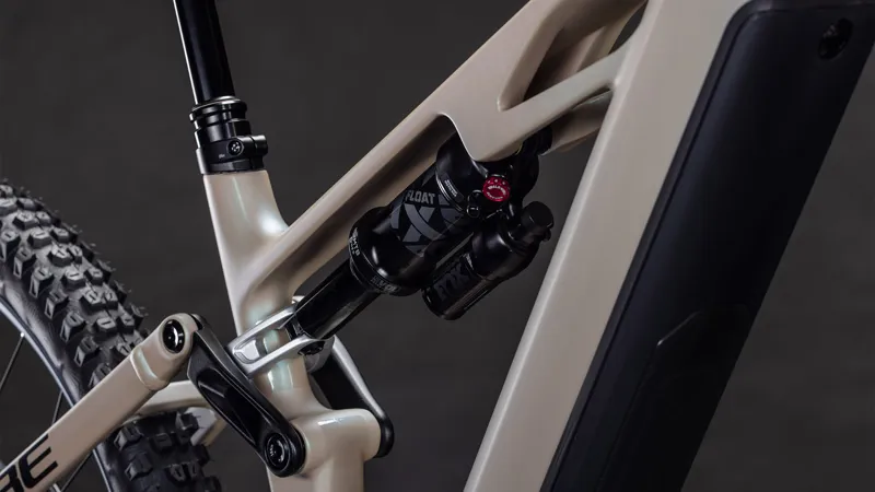 2026 Cube Stereo Hybrid One77 HPC SLX 800 Electric Mountain Bike - Glint Sand-7