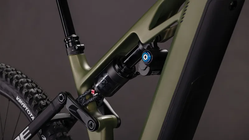 2026 Cube Stereo Hybrid One77 HPC TM 800 Electric Mountain Bike - Reed Green-6