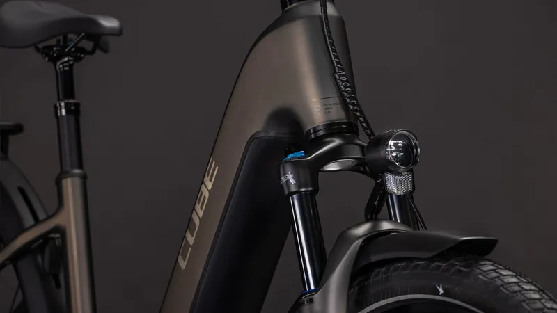 2026 Cube Touring Comfort SLX 800 Easy Entry Electric Hybrid Bike - Charcoal-7