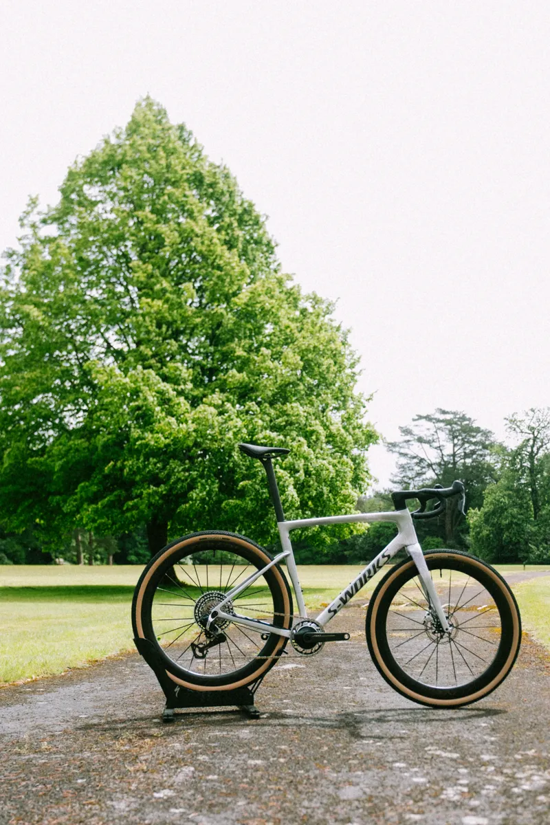 2027 S-Works Crux 5 Gravel Bike - Silver Dust/Amethyst Frost-5