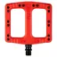 Deity DefTrap Flat Mountain Bike Pedals - Red
