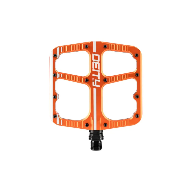 Deity Flat Trak Pedals - Orange