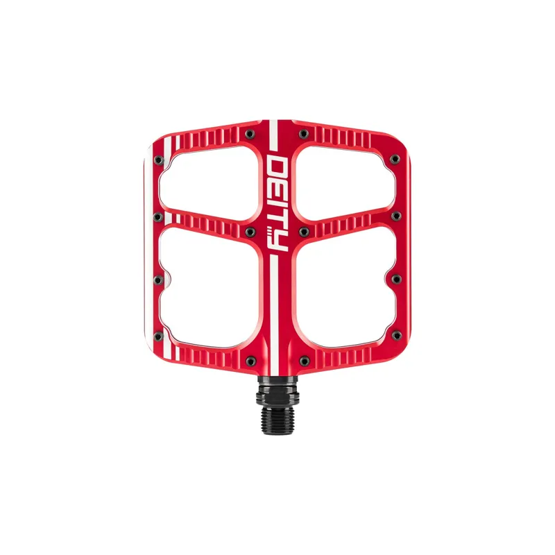 Deity Flat Trak Pedals - Red