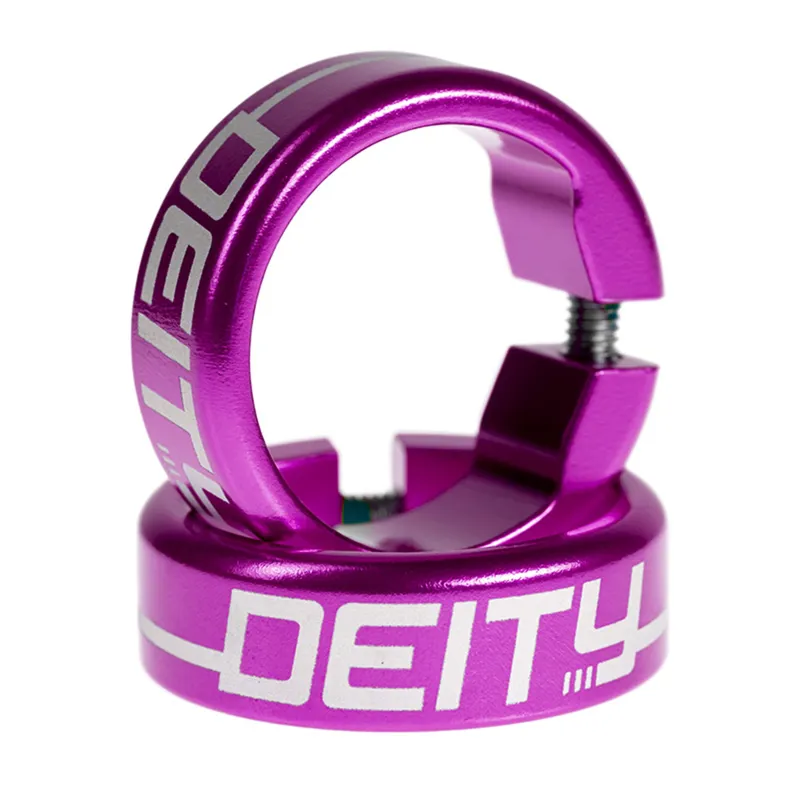 Deity Grip Clamps - Purple