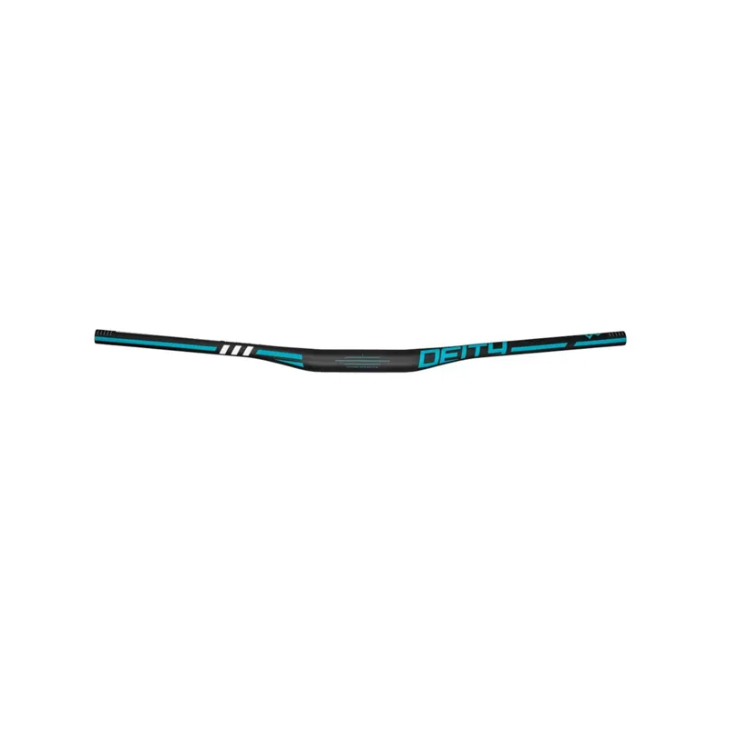 Deity Skywire Carbon MTB Handlebar 35mm Bore 15mm Rise 800mm - Turquoise