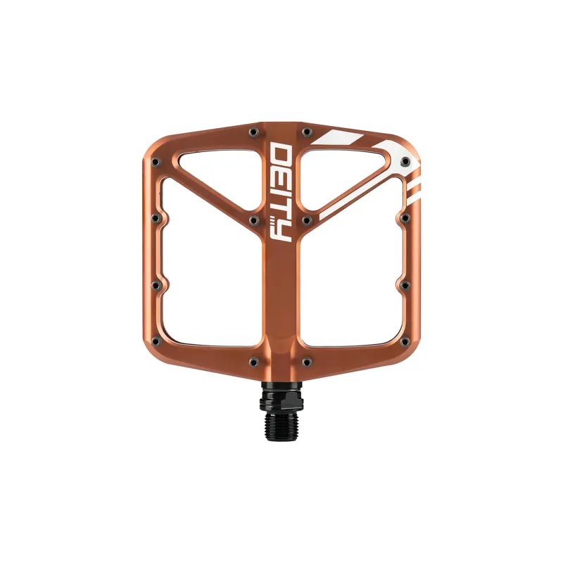 Deity Supervillain Flat Mountain Bike Pedals - Bronze