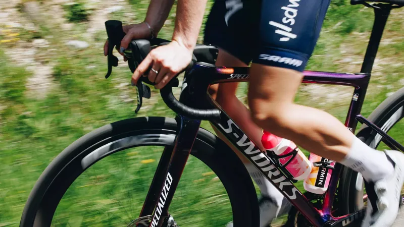 2026 S-Works Tarmac SL8 Road Bike Frameset - Gloss Carbon/Bordeaux-5