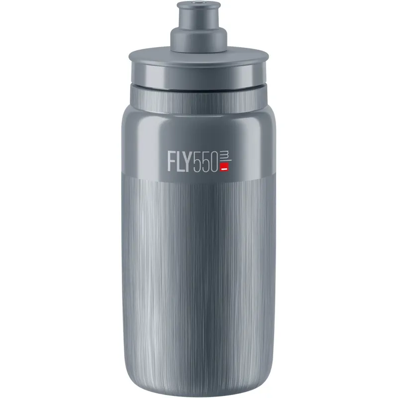 Elite Fly Tex 550ml Cycling Bottle - Grey