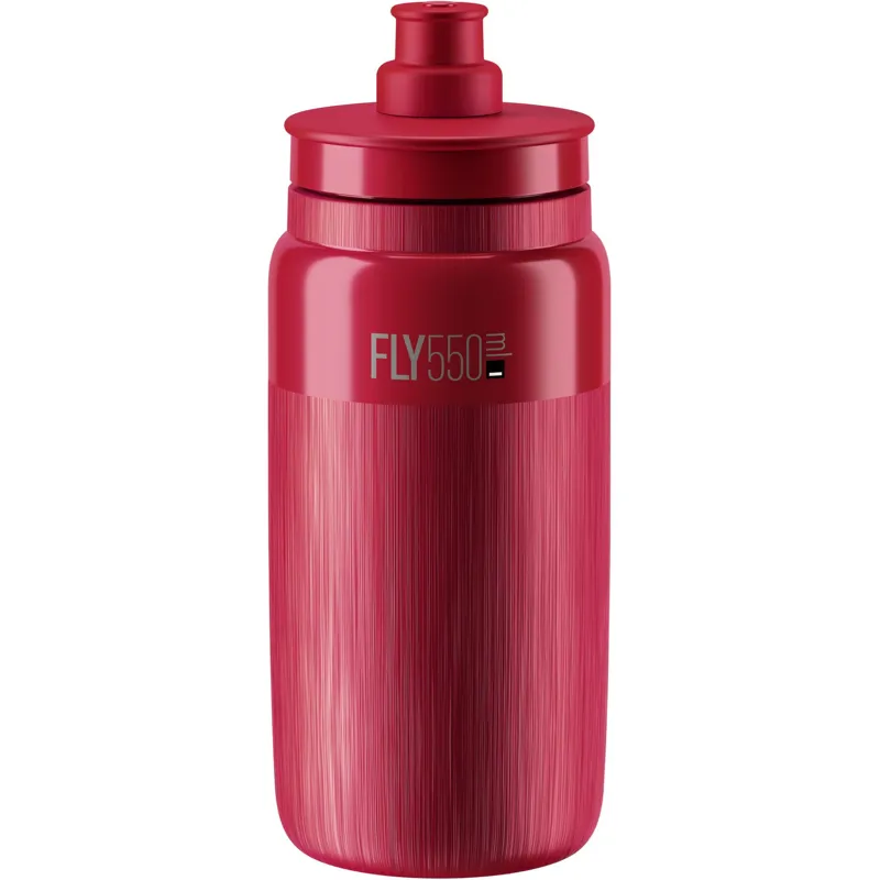 Elite Fly Tex 550ml Cycling Bottle - Burgundy