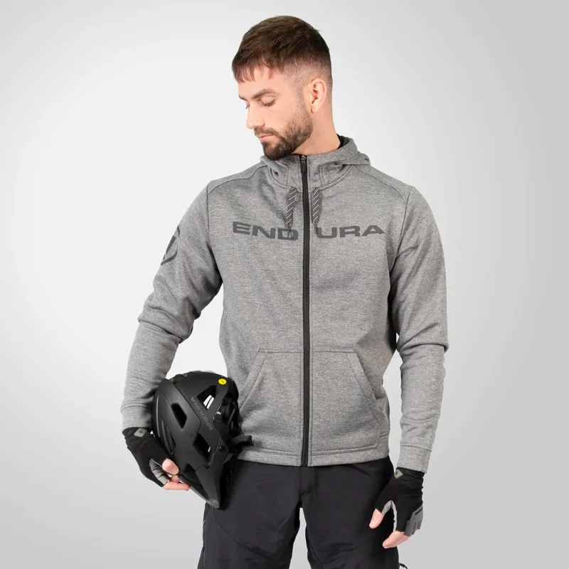 Endura Hummvee Mens Hoodie - Grey-2