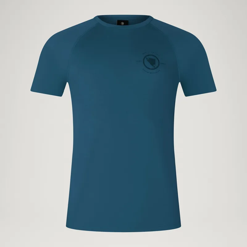 Endura Loop Tech Mens Short Sleeve T-Shirt - Barra Blue